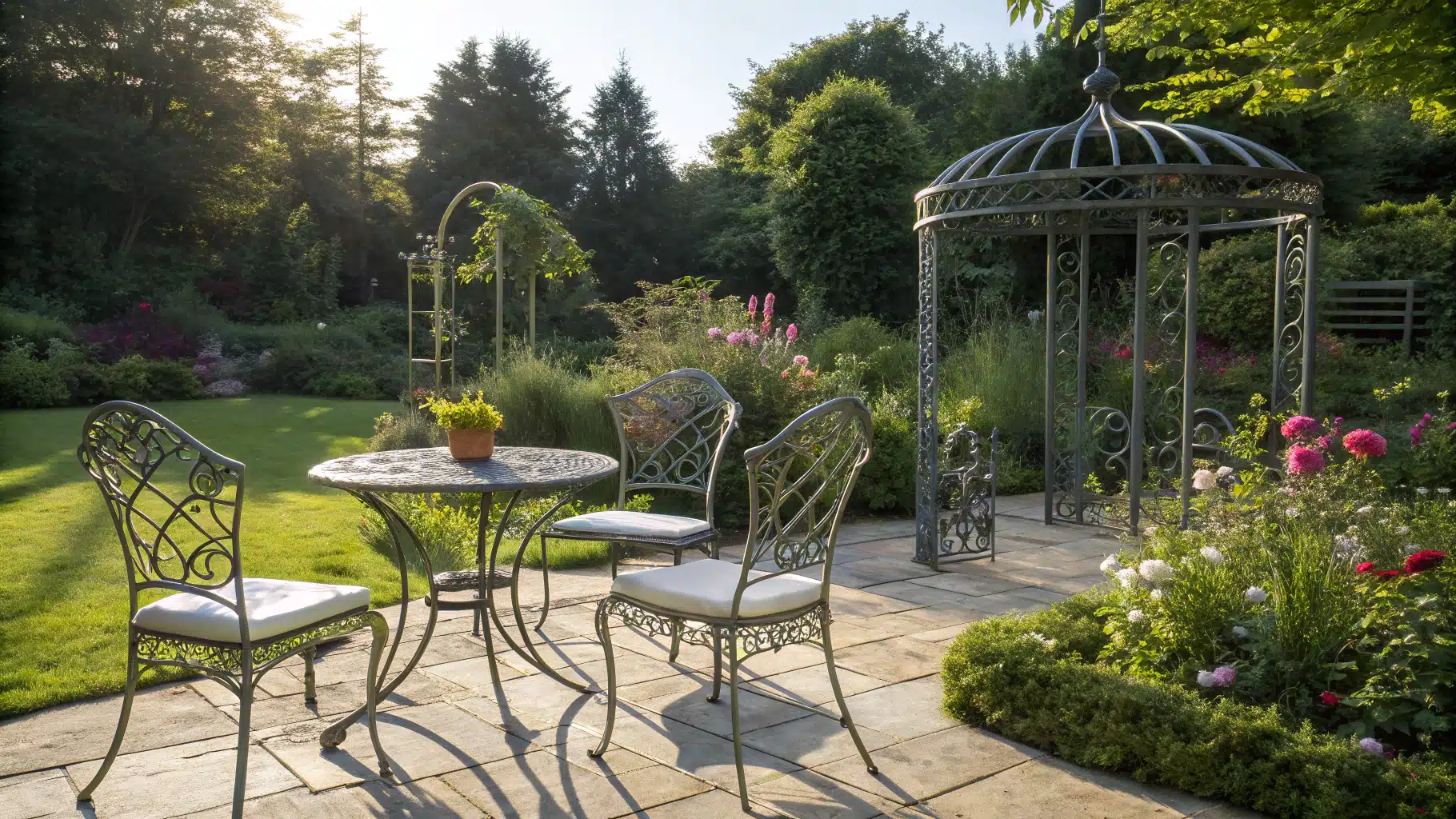 Mobilier de jardin en métal