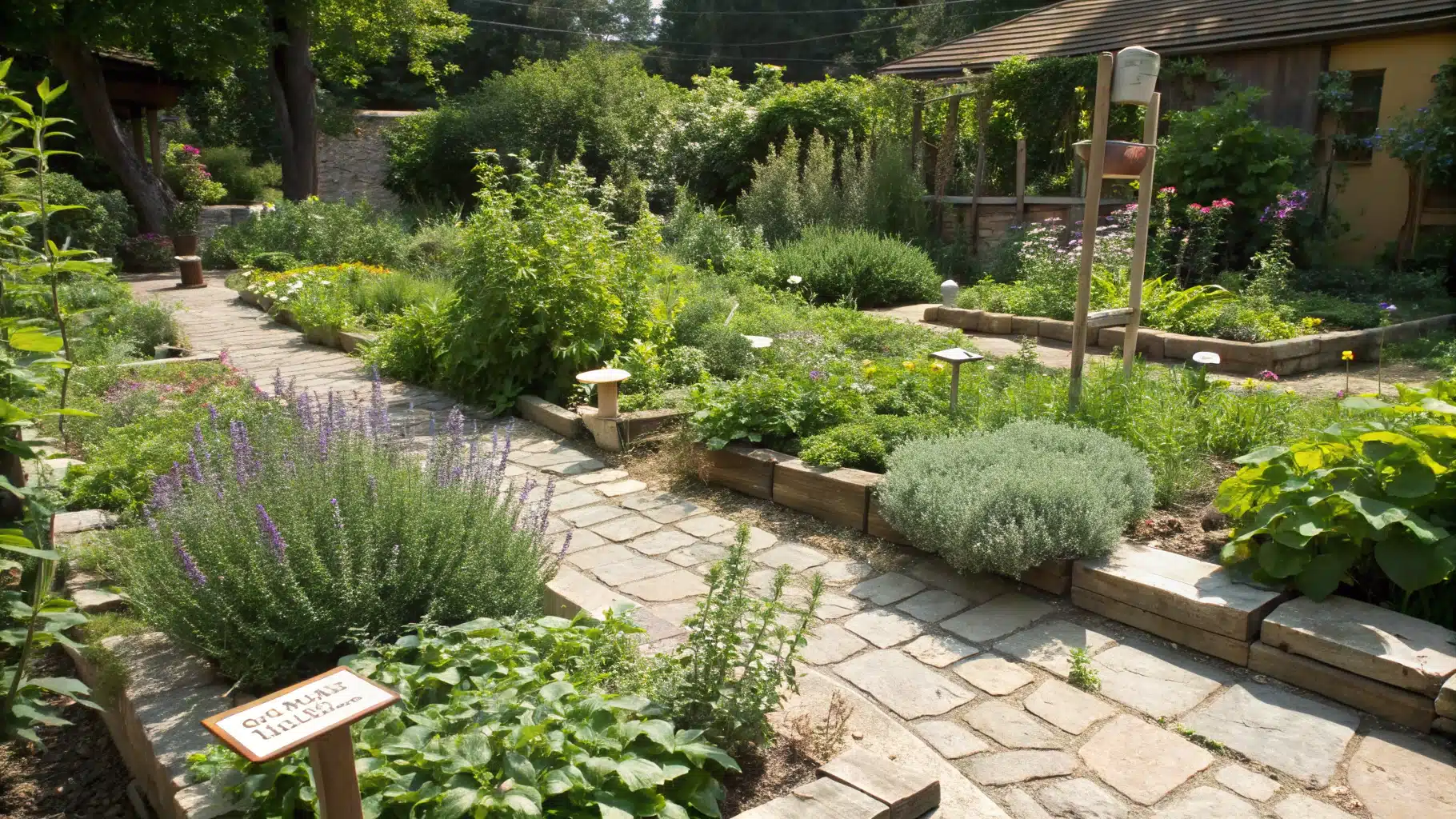 jardin de plantes médicinale